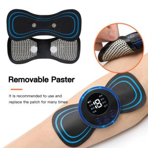 Portable EMS Mini Electric Massager Patch – Therapeutic Instrument Designed For Body Relaxation And Daily Physical Care Session
