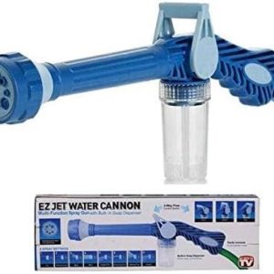 Ez Jet Water Canon 8 In 1 Turbo Water Spray ? For Car & Bike Washing, Gardening – Best Quality Water Spray ( Random Color )