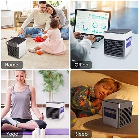 Air Ultra Portable Home Air Cooler | Portable Personal Air Conditioner, Mini USB 3 in 1 Air Cooler