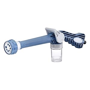 Ez Jet Water Canon 8 In 1 Turbo Water Spray ? For Car & Bike Washing, Gardening - Best Quality Water Spray ( Random Color )