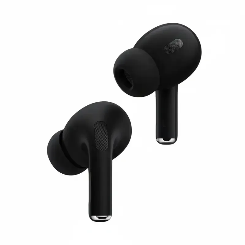 Black Apple Airpods Pro 2 - Personal Audio Equipment Created For Sound Playback And Daily Listening Session - Black