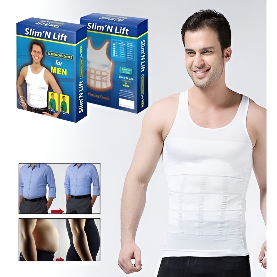 Slim N Fit Body Shaper Vest Shirt ? Tank Top Sleeveless Shape wear For Men