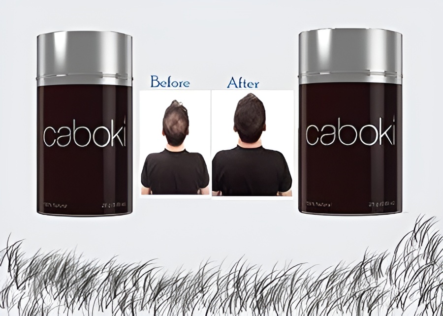 Original Caboki Hair Fibers 25g for Thinning Hair ? 100% Natural Hair Concealer for Men & Women