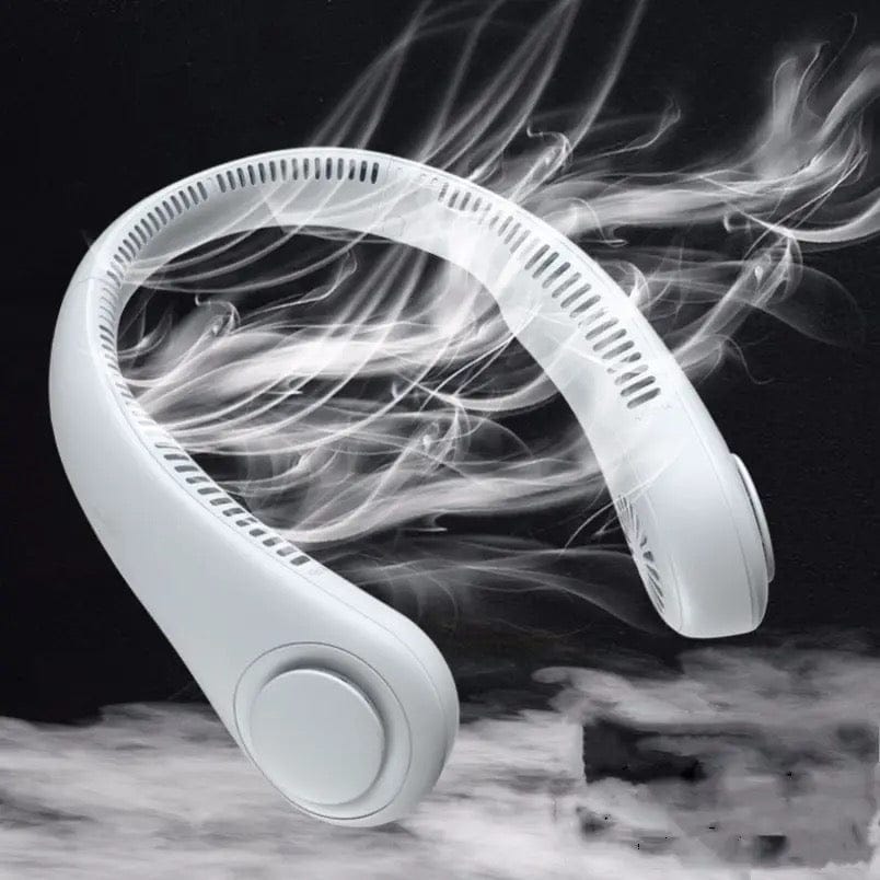 Portable Neck fan air Cooler & Purifier... Adjustable 3 speed and Rechargeable (random color )