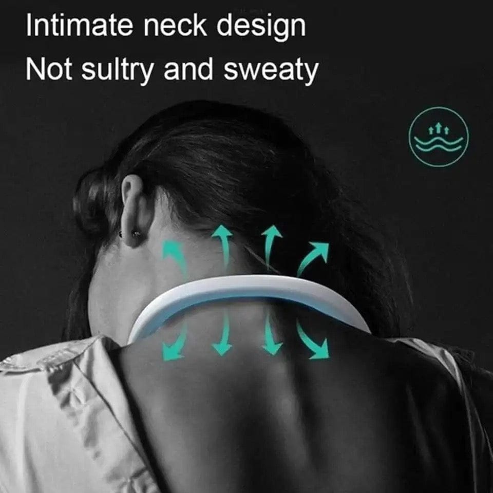 Portable Neck fan air Cooler & Purifier... Adjustable 3 speed and Rechargeable (random color )