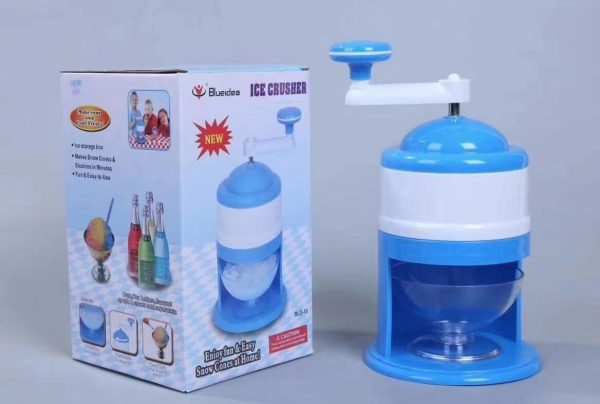 ICE GoLa Machine / Handle Diy Ice Crusher Manual Multifunction Portable Ice Slush Maker Home Snow Cone Smoothie Ice Block Making Machine Ice Shaver(random color)