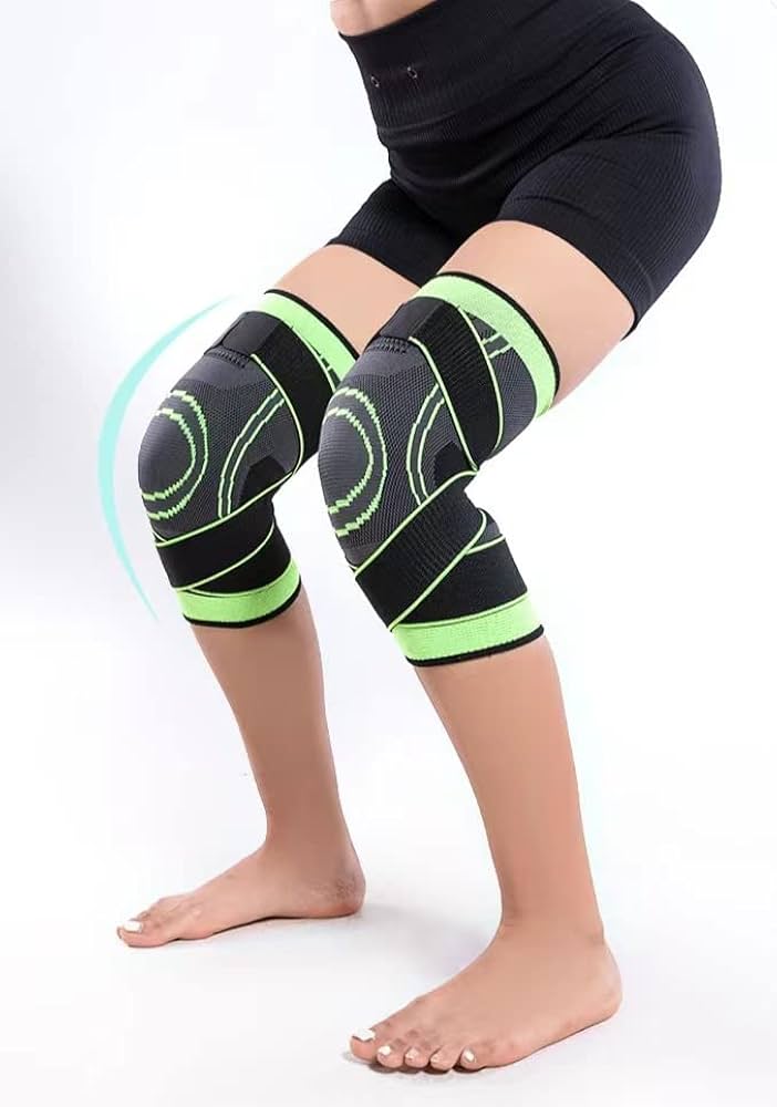 1 Pc Knee Support Patela Belt Elastic Bandage Tape Sport Strap Straps Knew Pad Protector Band For Knee Brace (random color)