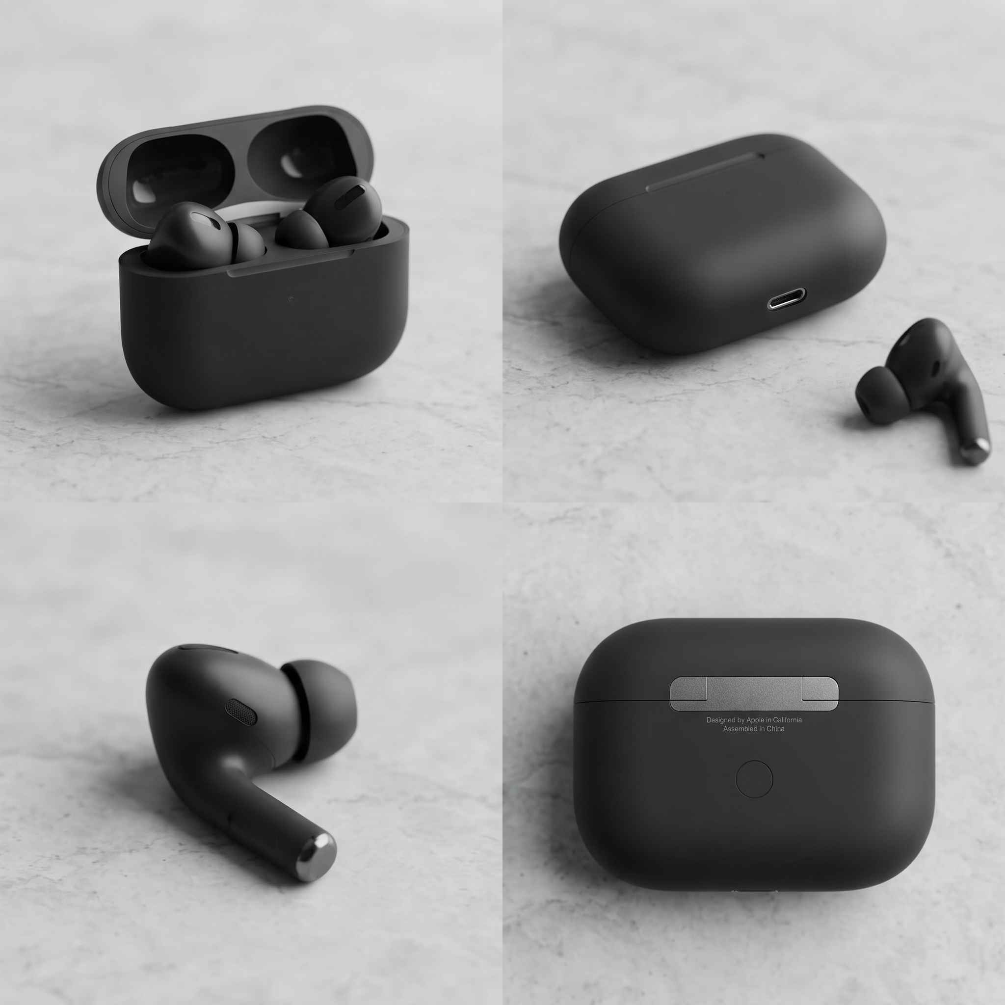 Apple AirPods Black Special Edition (2nd Generation) with Active Noise Cancellation ? Seamless Wireless Audio (With Box)