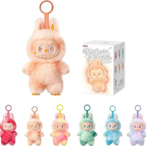 LABUBU Plush Blind Box Doll Keychain | Random Design Bag Charm Collectible Toy – Random Color